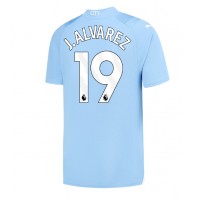 Manchester City Julian Alvarez #19 Hemmatröja 2023-24 Kortärmad